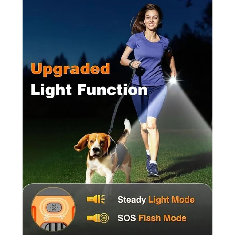 Smart Display Anti Barking Device for Dogs, Pink